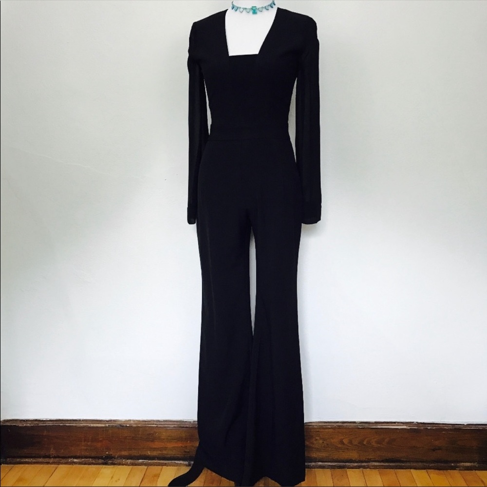 Single Los Angeles Long Sleeve Black Jumpsuit NWT